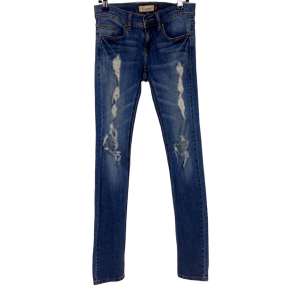 Eunina Distressed Skinny Jeans - Picture 1 of 7